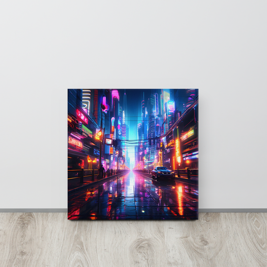 Cyberpunk City - Canvas